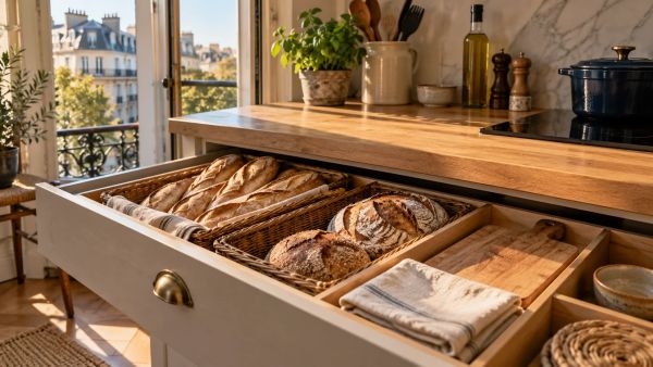 7 astuces pour optimiser l'espace en rangements à pain