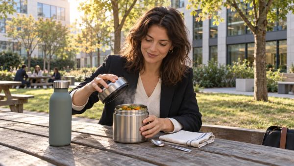 Idées de repas chauds à emporter au bureau sans micro-ondes