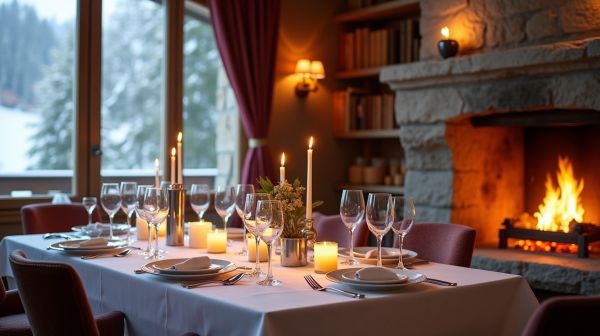 Séjour à Megève : préparer un dîner privé sans quitter le chalet